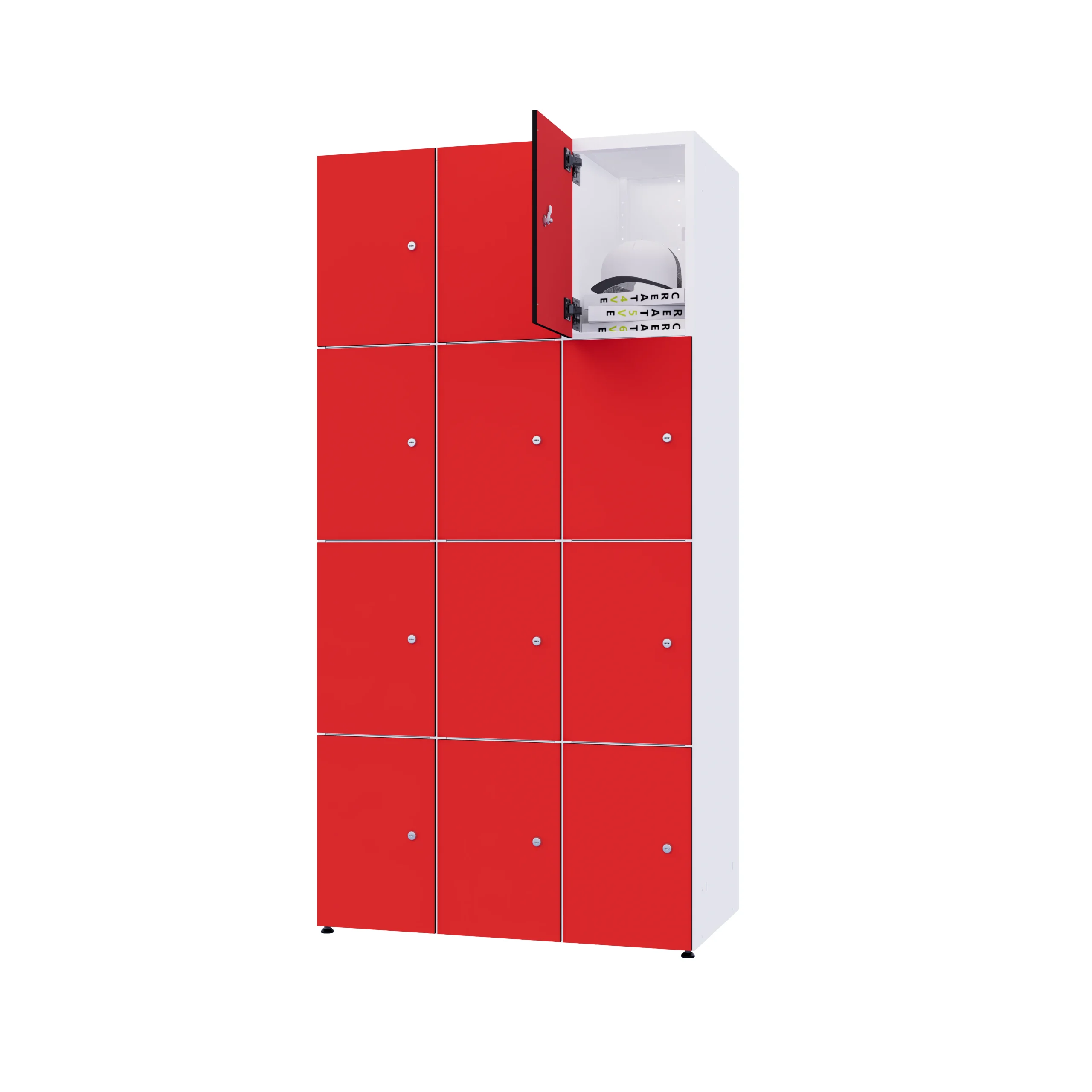Modułowa szafka metal z HPL - Combo 4 poziomy - obrazek 6