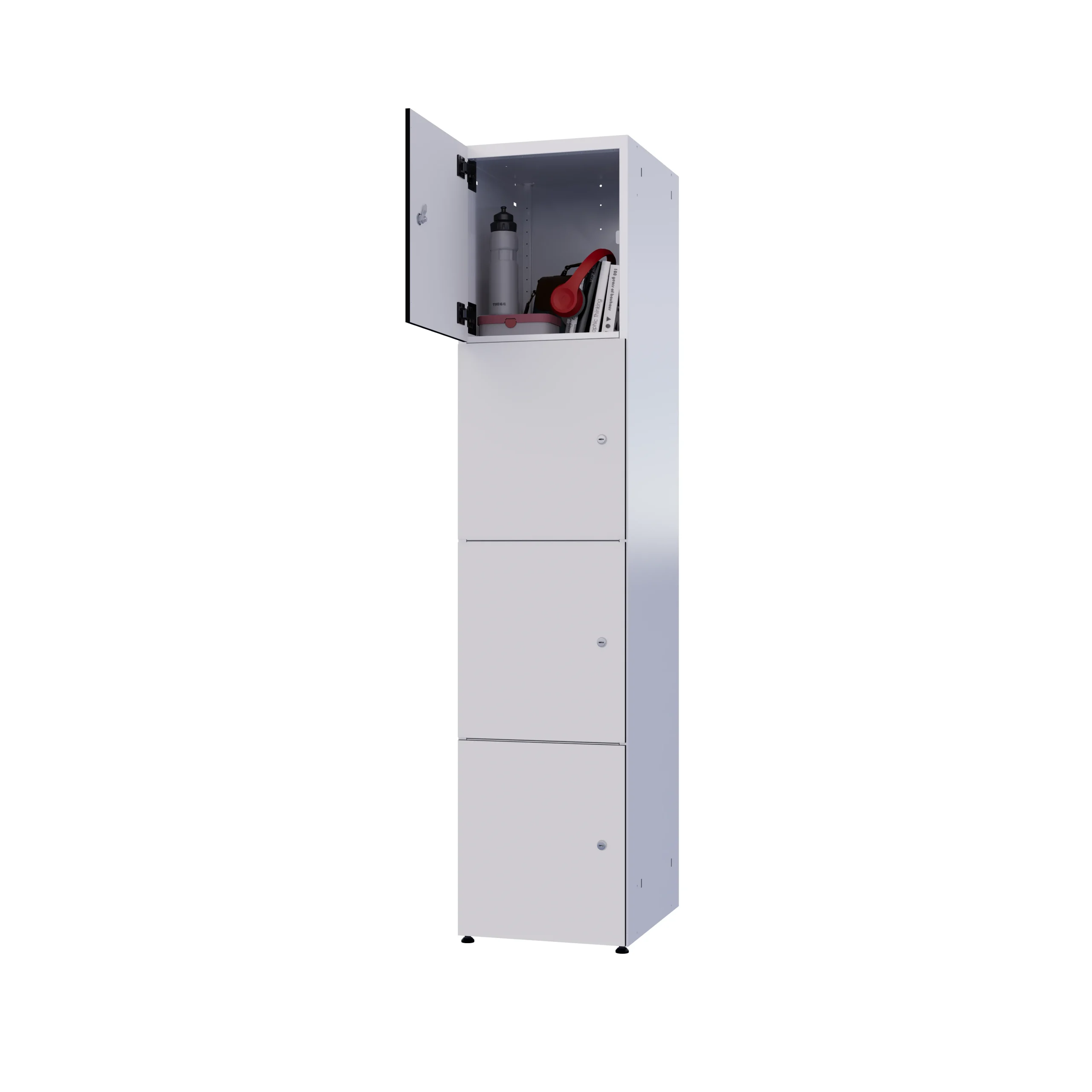 Modułowa szafka metal z HPL - Combo 4 poziomy - obrazek 4