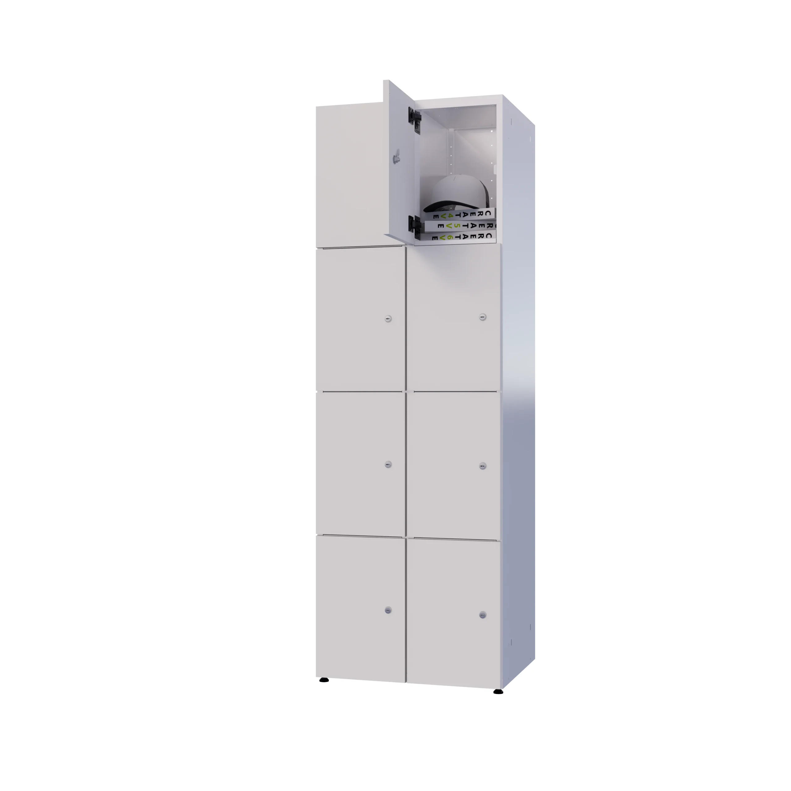 Modułowa szafka metal z LPW - Combo 4 poziomy - obrazek 4
