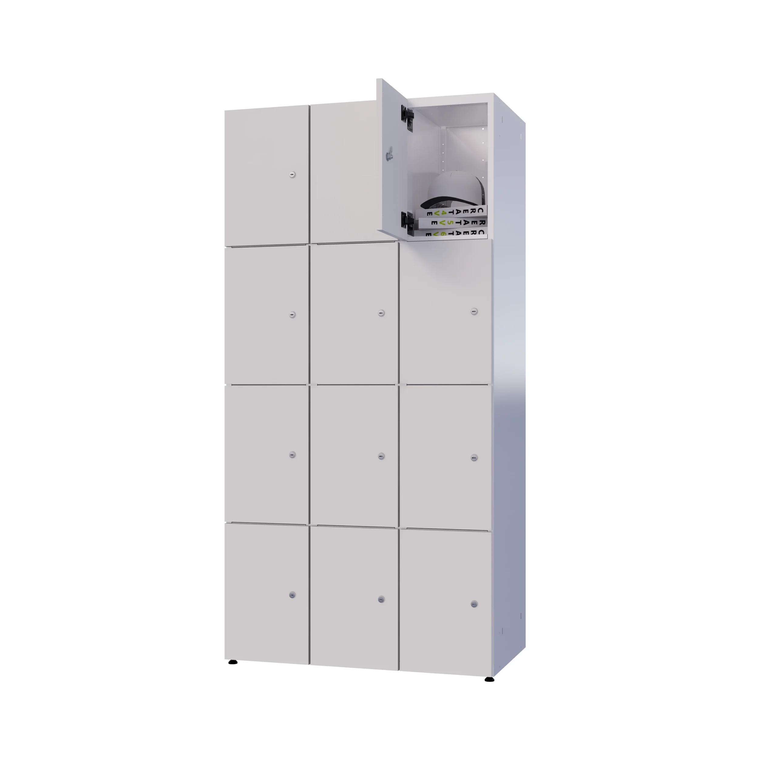 Modułowa szafka metal z LPW - Combo 4 poziomy - obrazek 6