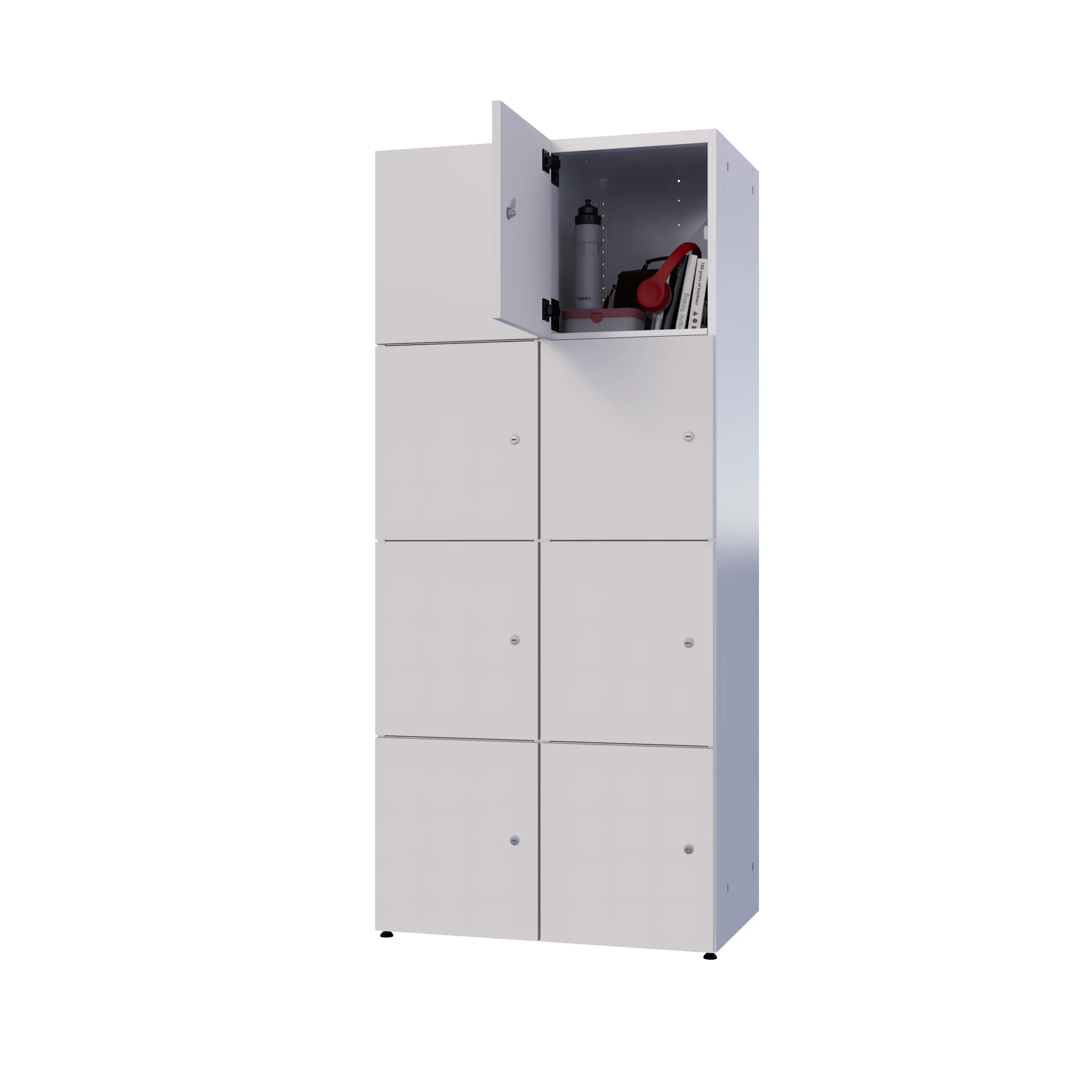 Modułowa szafka metal z LPW - Combo 4 poziomy - obrazek 5