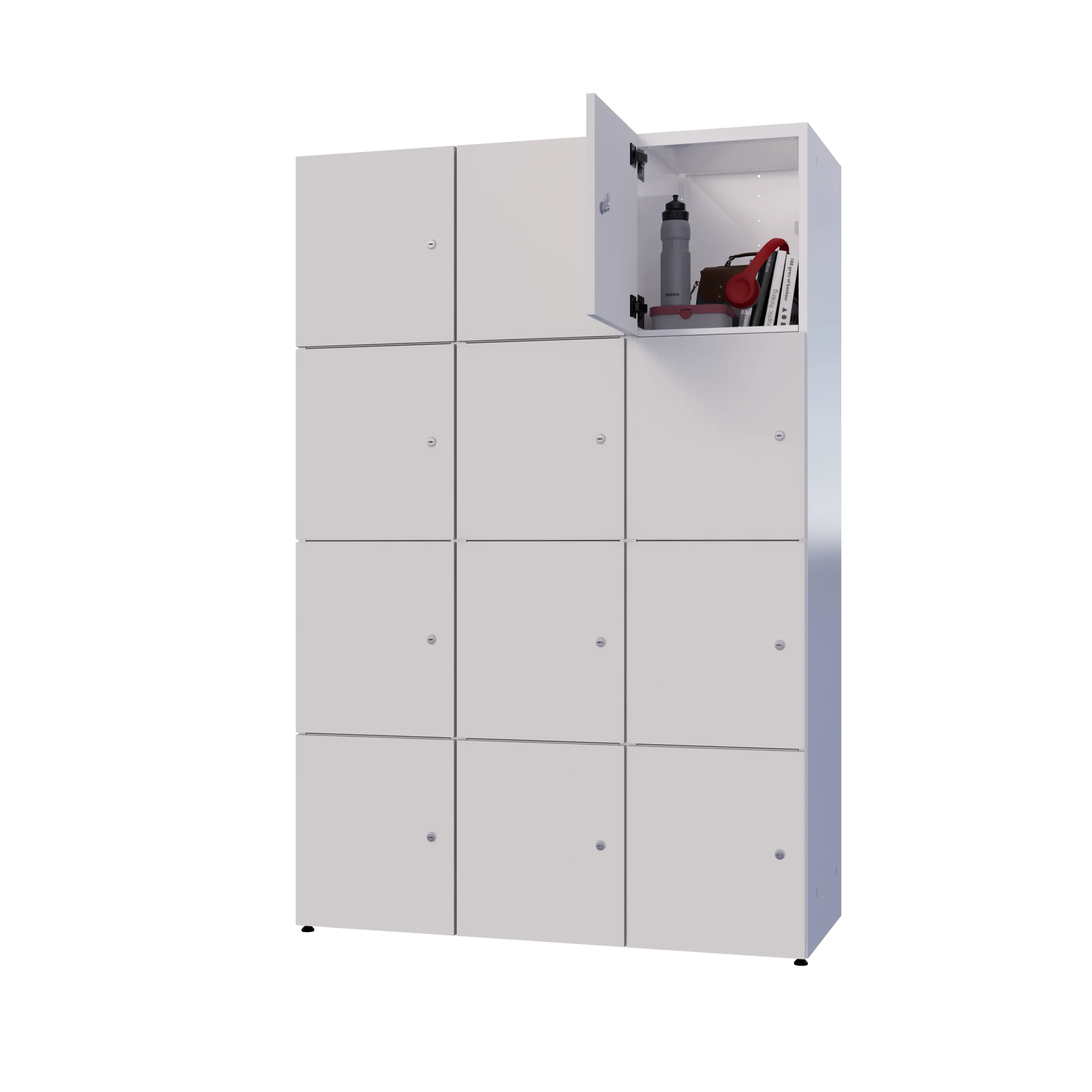 Modułowa szafka metal z LPW - Combo 4 poziomy - obrazek 7